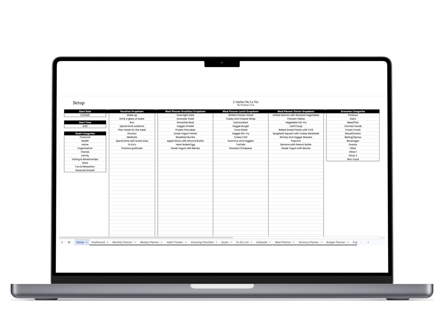 12 in 1 Life Planner
