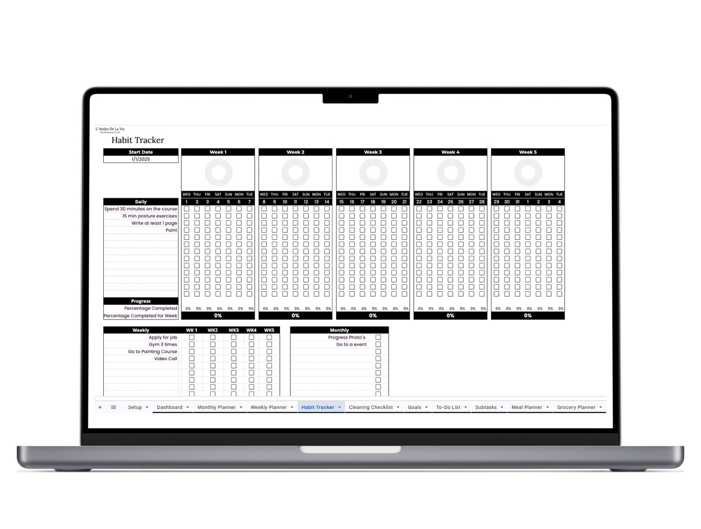 12 in 1 Life Planner