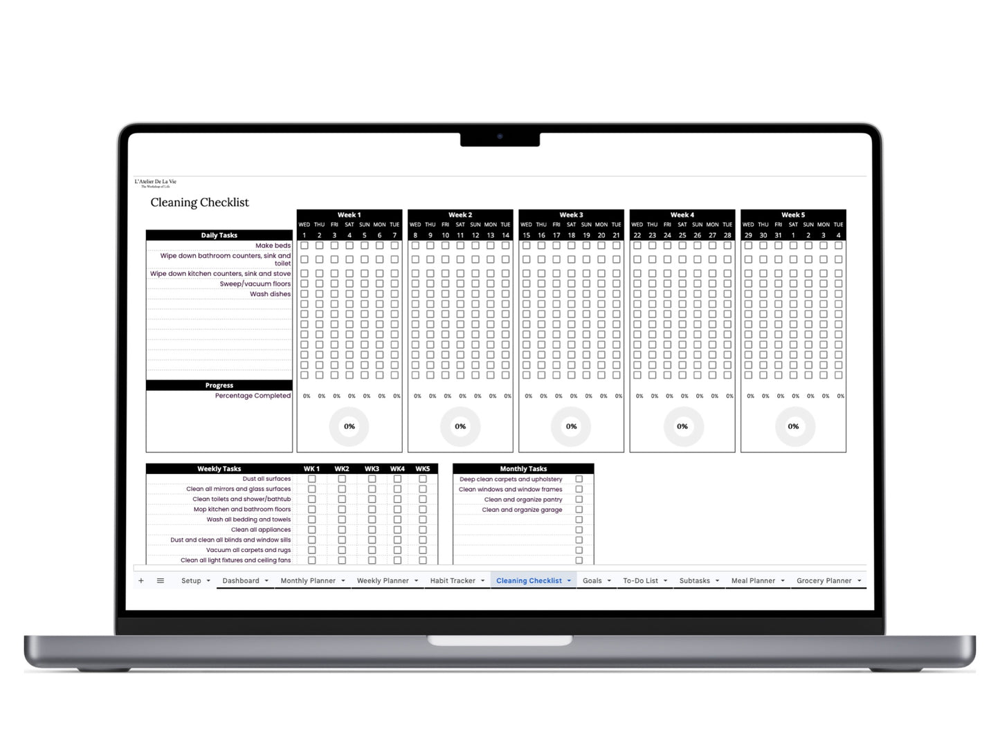 12 in 1 Life Planner
