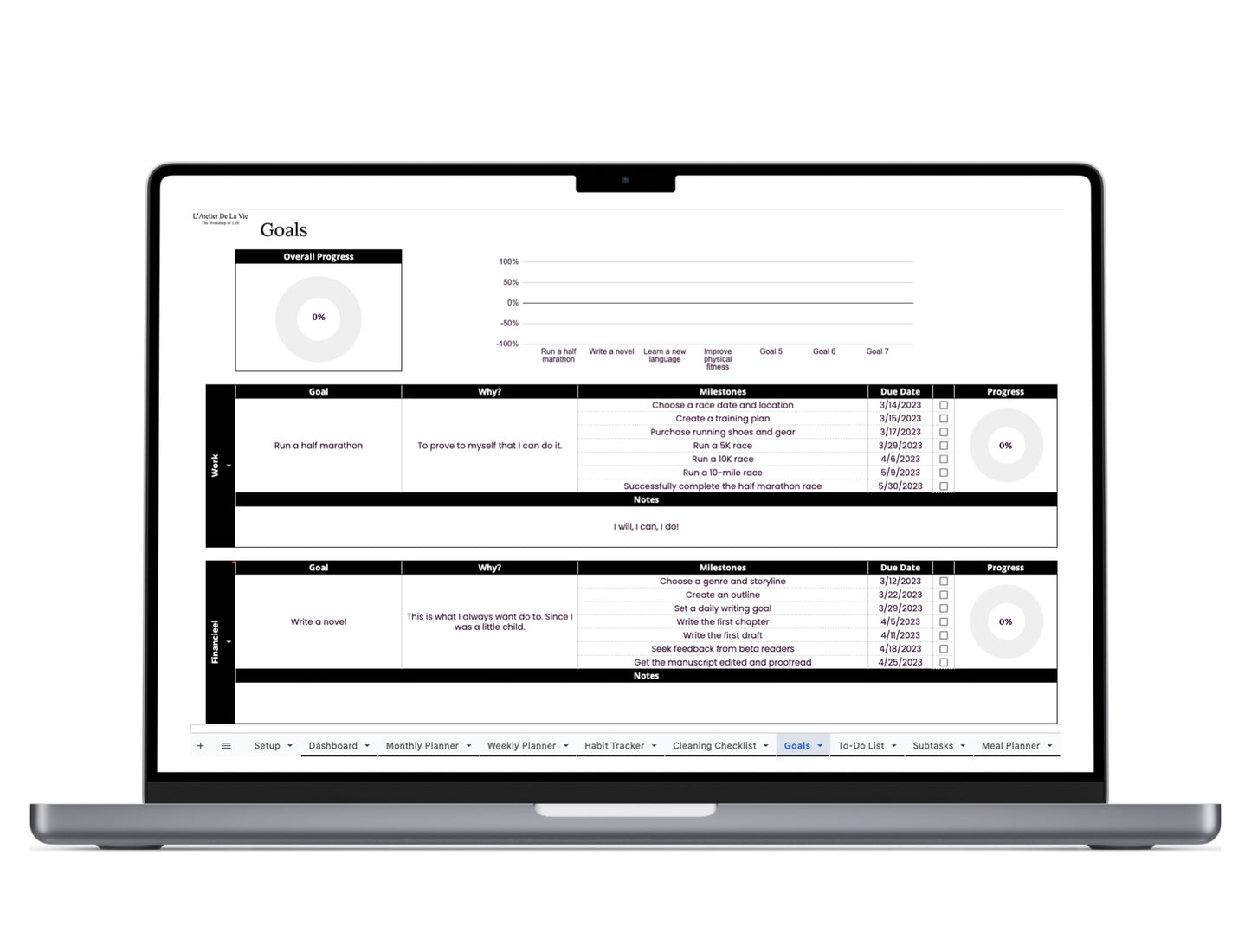 12 in 1 Life Planner