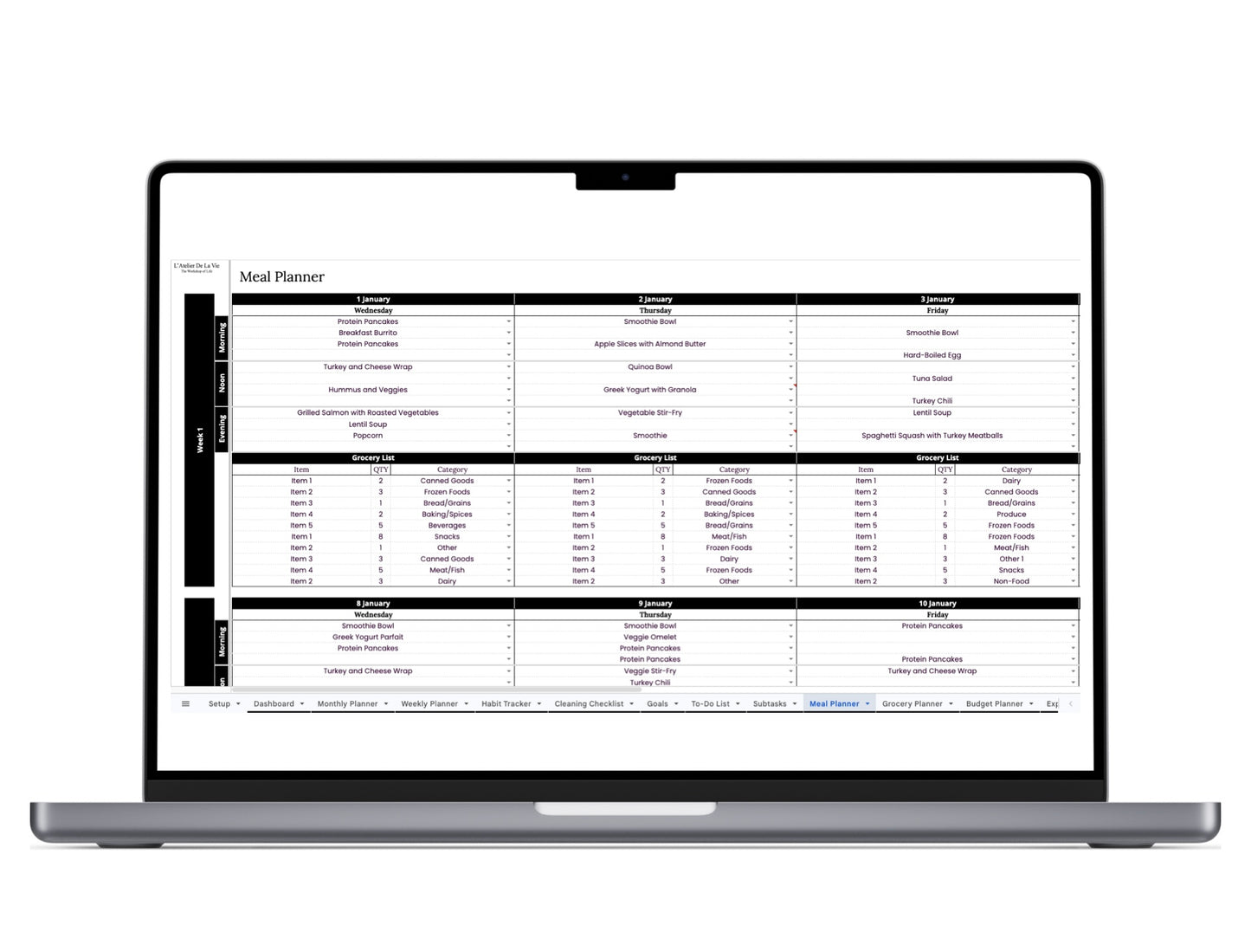 12 in 1 Life Planner