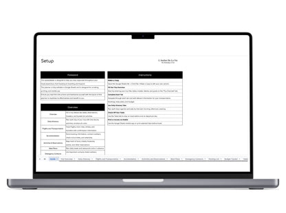 10 in 1 Travel Planner