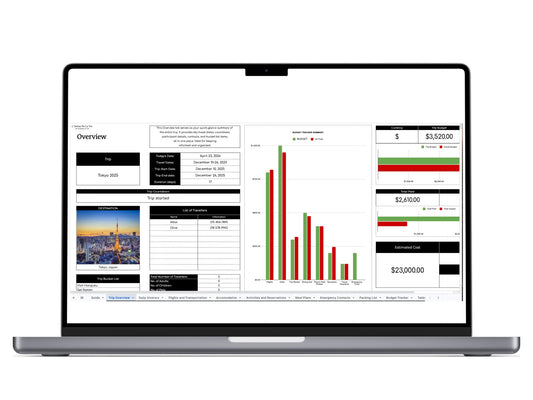 10 in 1 Travel Planner