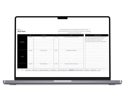 10 in 1 Travel Planner