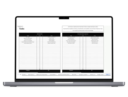 10 in 1 Travel Planner
