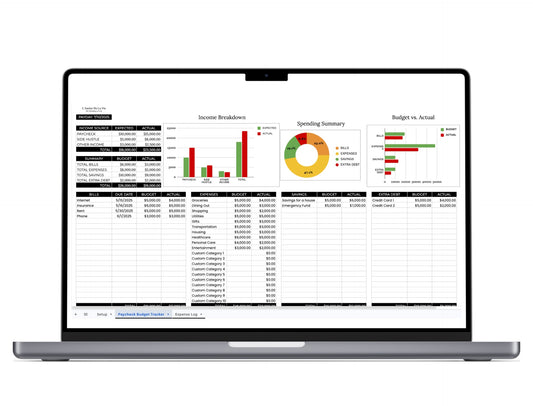 Paycheck Budget Tracker